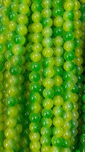 Multicolor glass beads 8mm