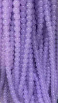 Plane glass beads 8mm
