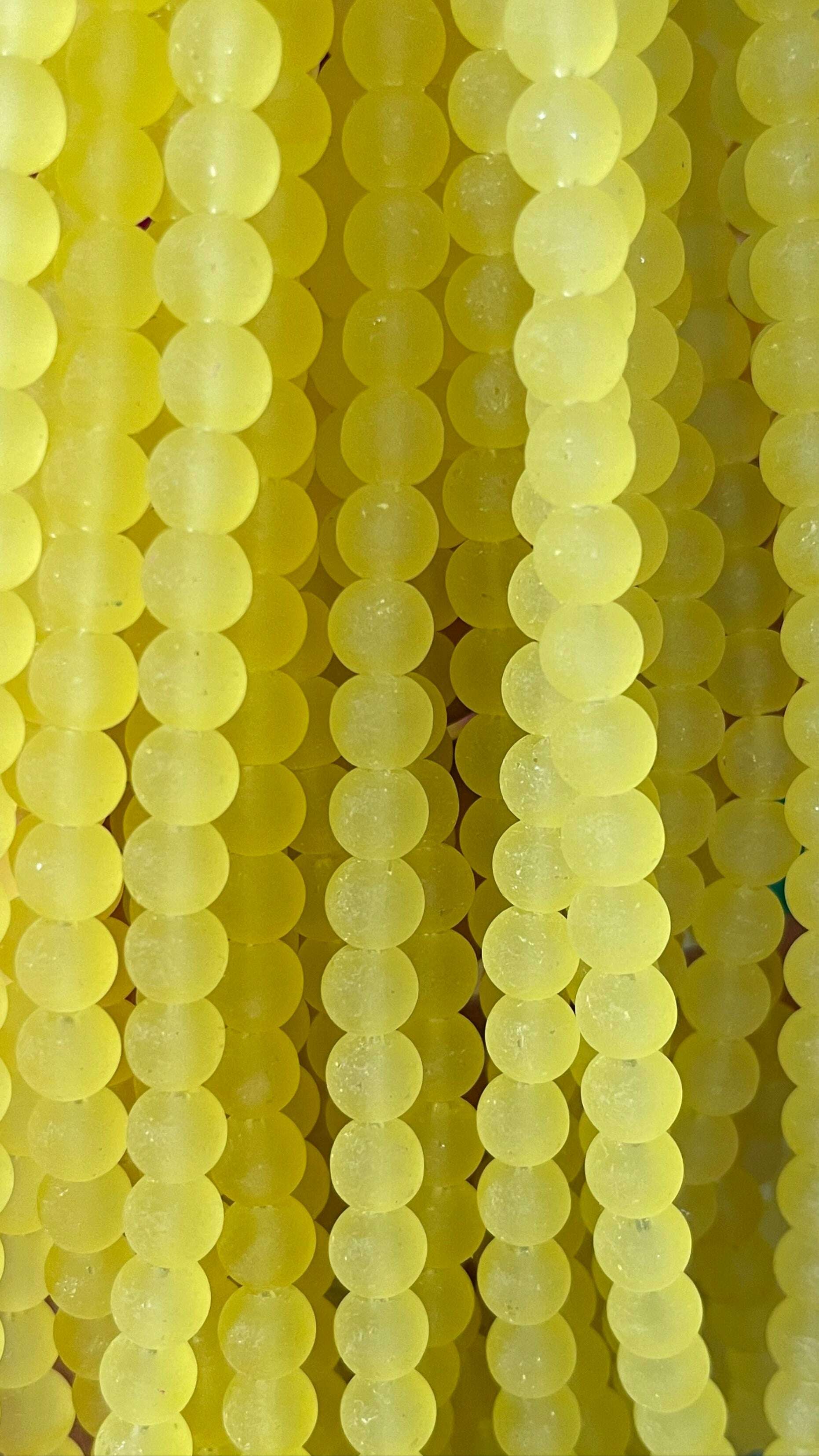 Mate glass beads 8mm