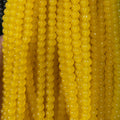 Plane glass beads 6mm
