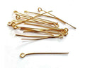 Eye pin 1inch Golden & Silver