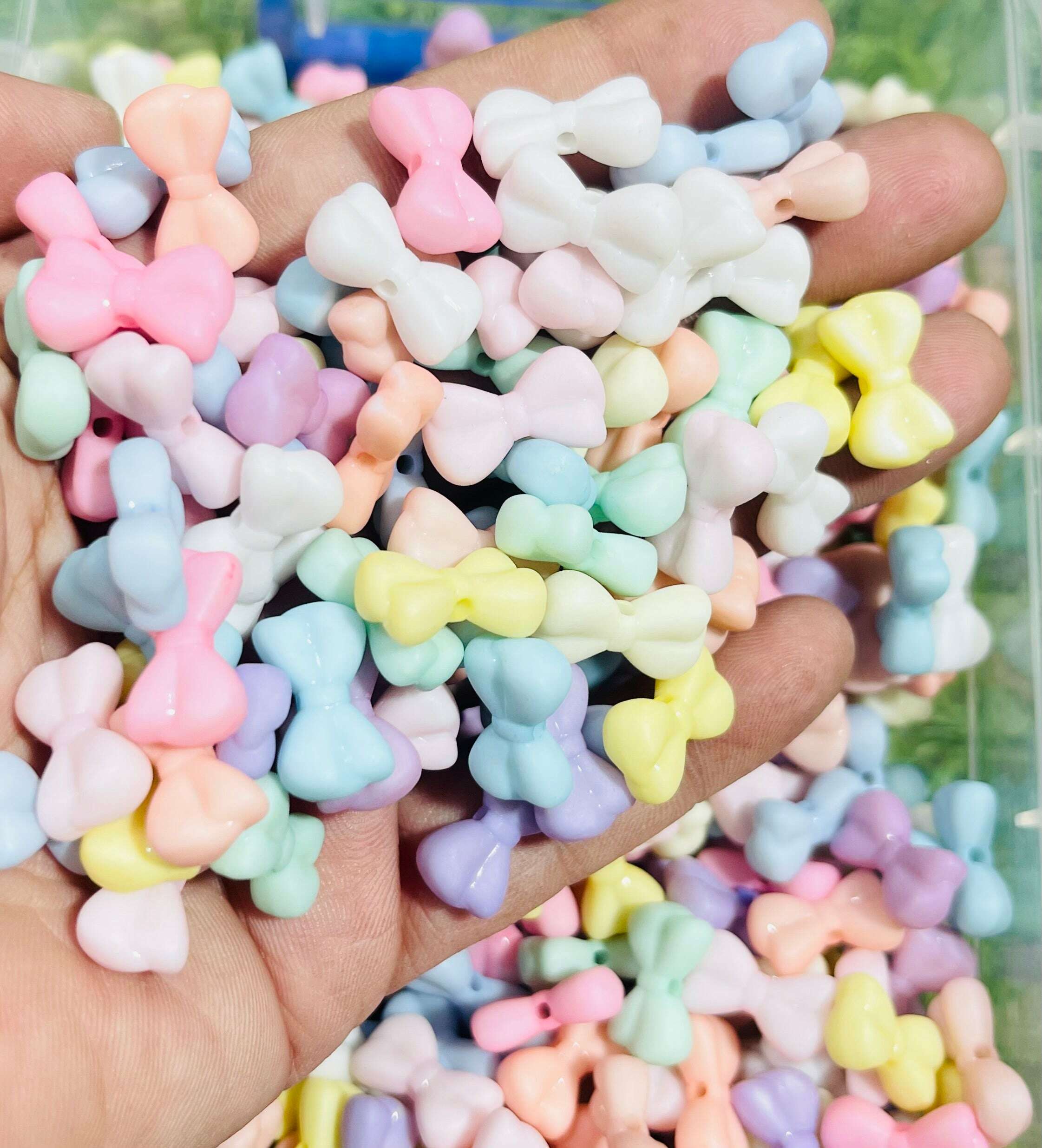 Matte Plastic Beads