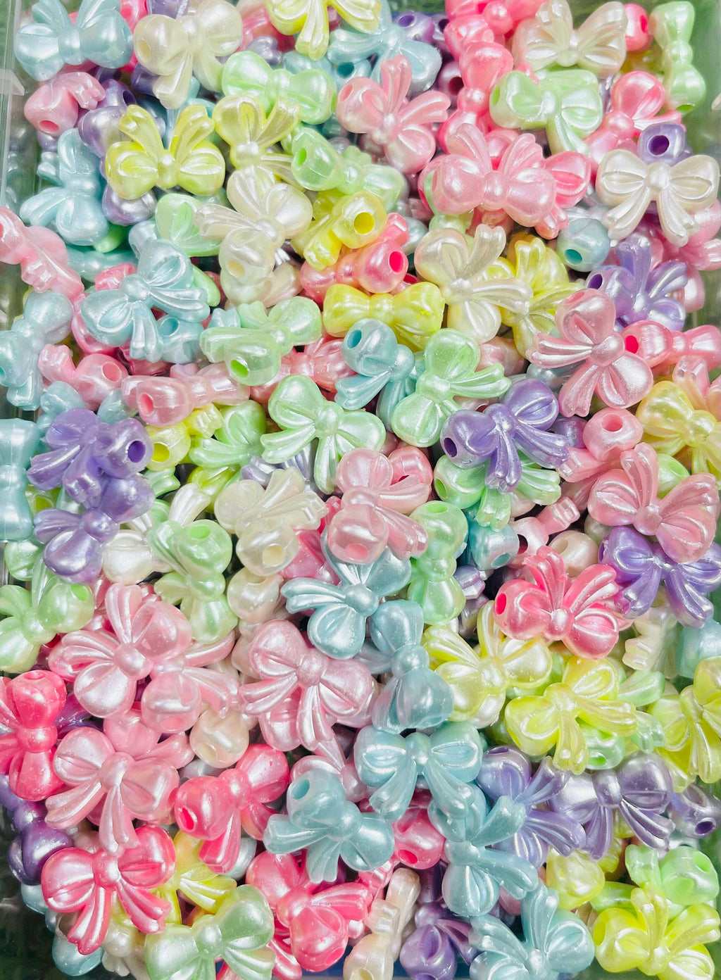 Matte Plastic Beads