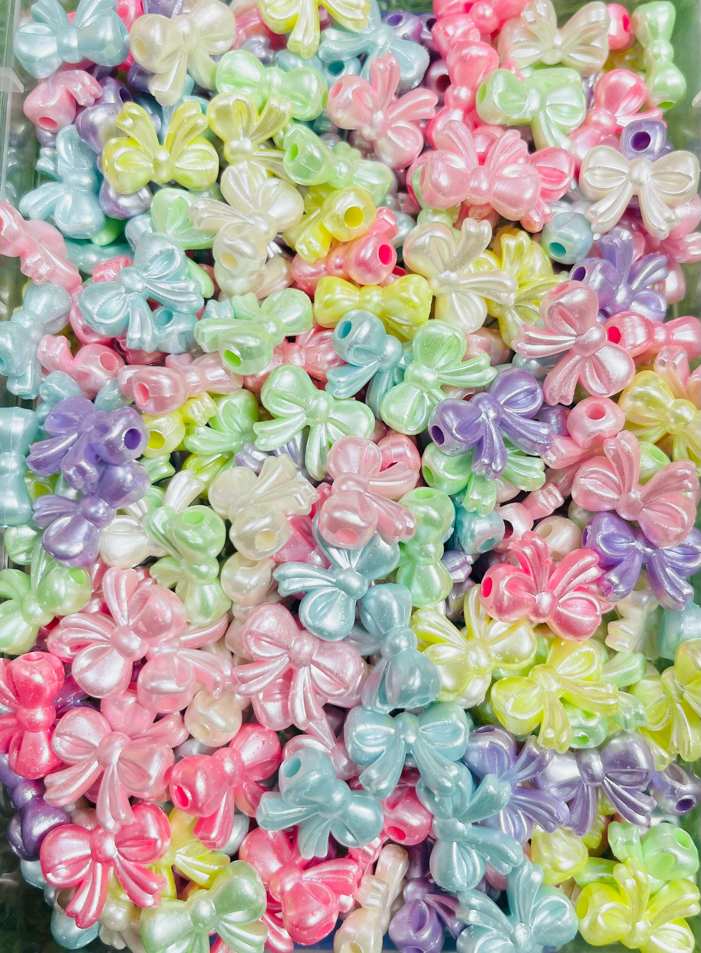 Matte Plastic Beads