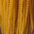 Plane glass beads 6mm