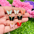 Butterfly Charms 3d 6 pcs