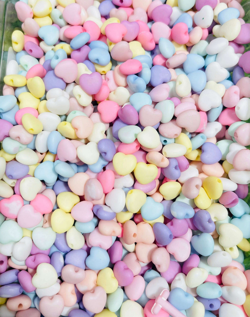 Matte Plastic Beads