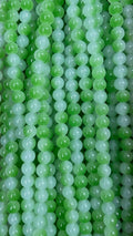 Multicolour glass beads 8mm
