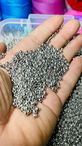 Silver beads 4mm