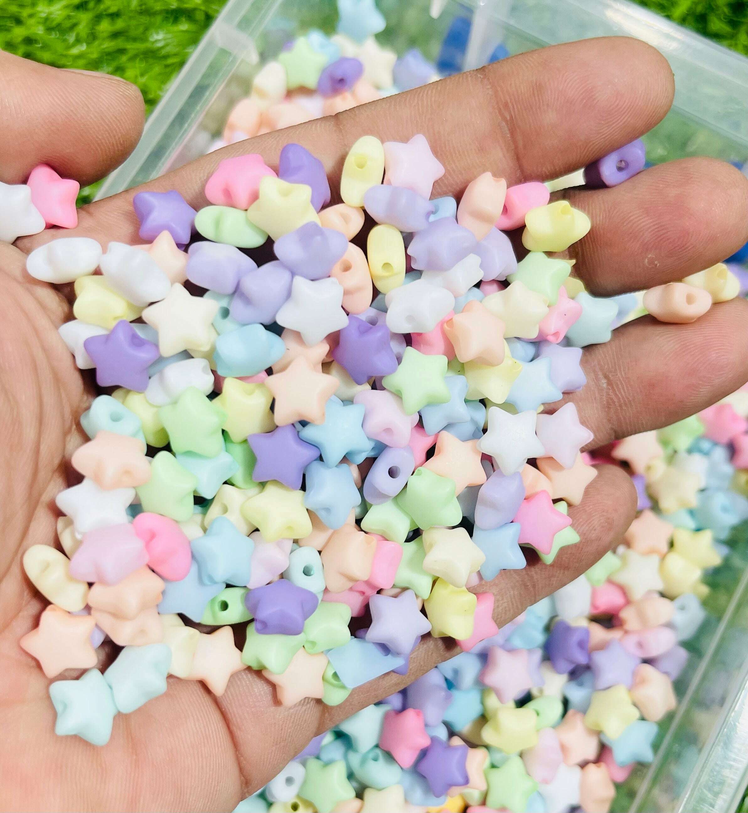 Matte Plastic Beads
