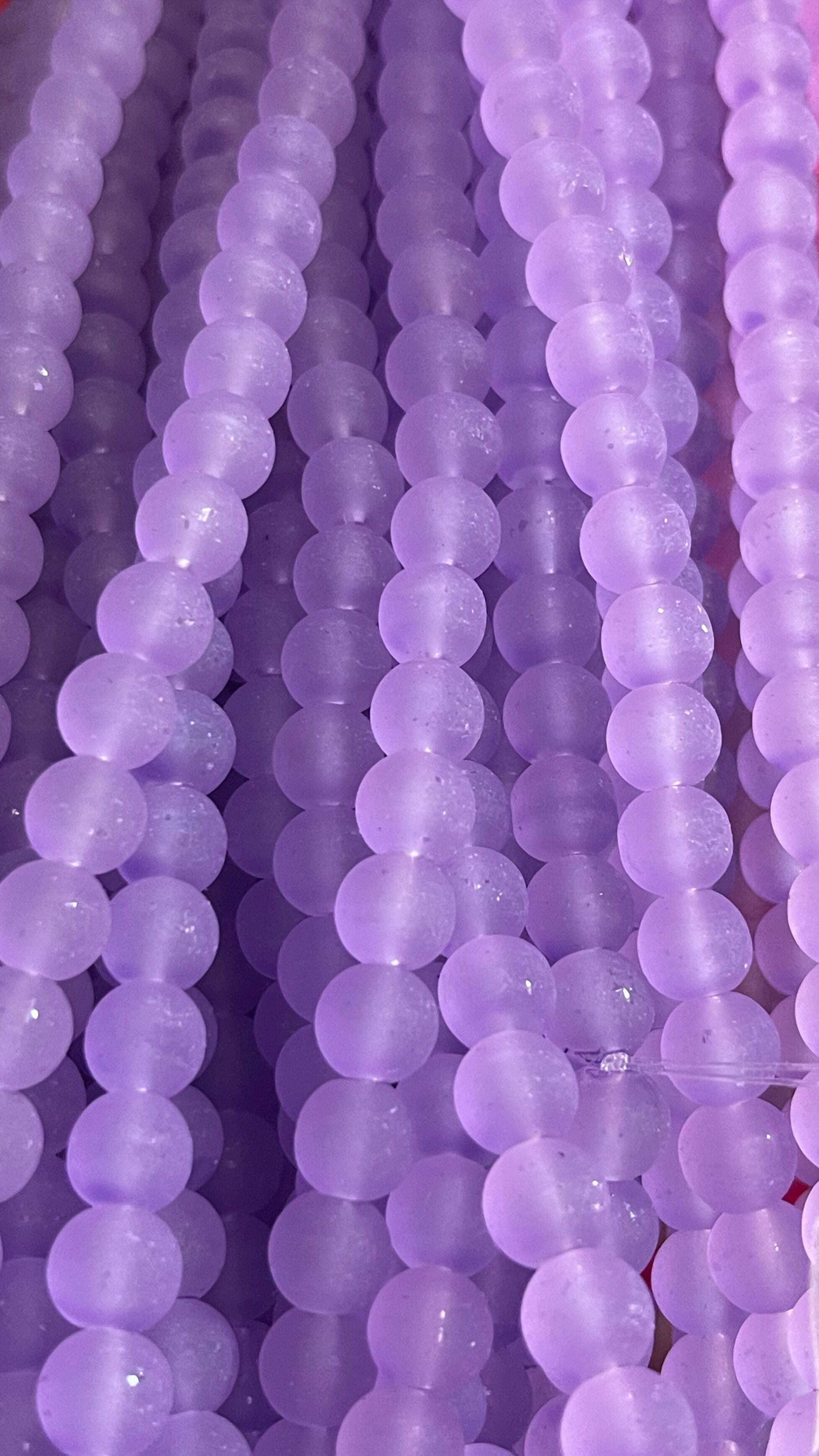 Mate glass beads 8mm