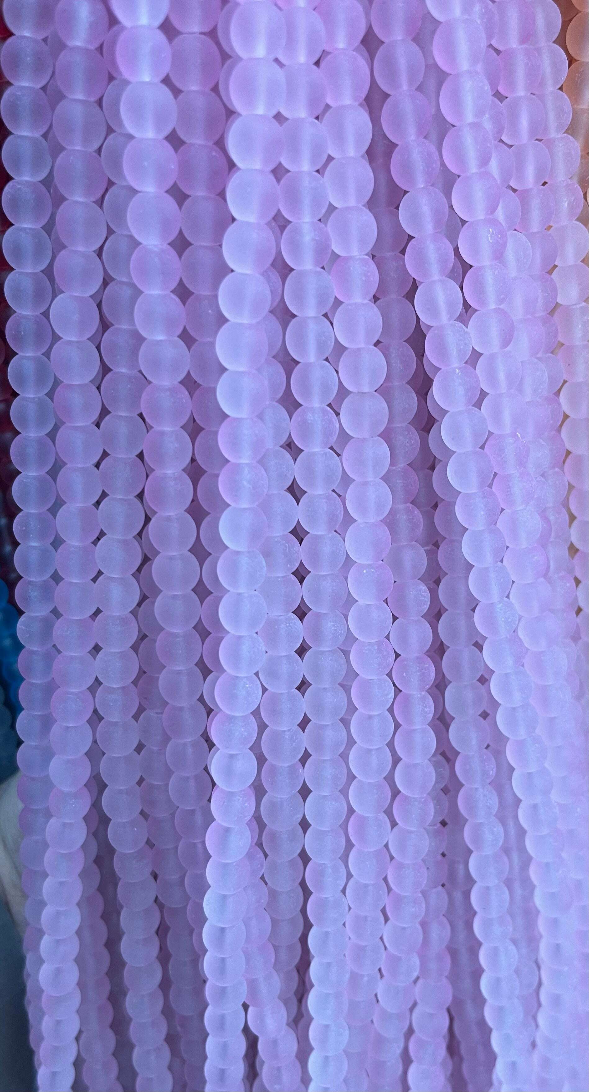 Matte beads 8mm
