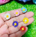 Flower Charms 6 pcs