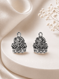 Jhumka Base Silver 1 Pair