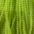 Plane glass beads 6mm