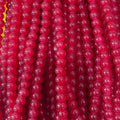 Plane glass beads 6mm