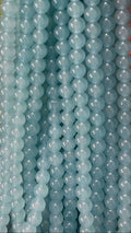 Plane glass beads 8mm