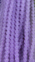 Plane glass beads 8mm