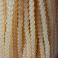 Plane glass beads 6mm