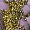 Golden beads 4mm