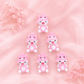 Acrylic Flower Charms (6 Pcs)