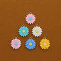 Acrylic Flower Charms (6 Pcs)