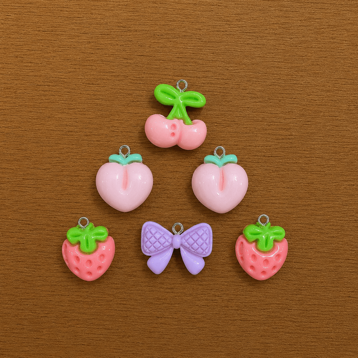 Acrylic Multi Charms (6 Pcs)