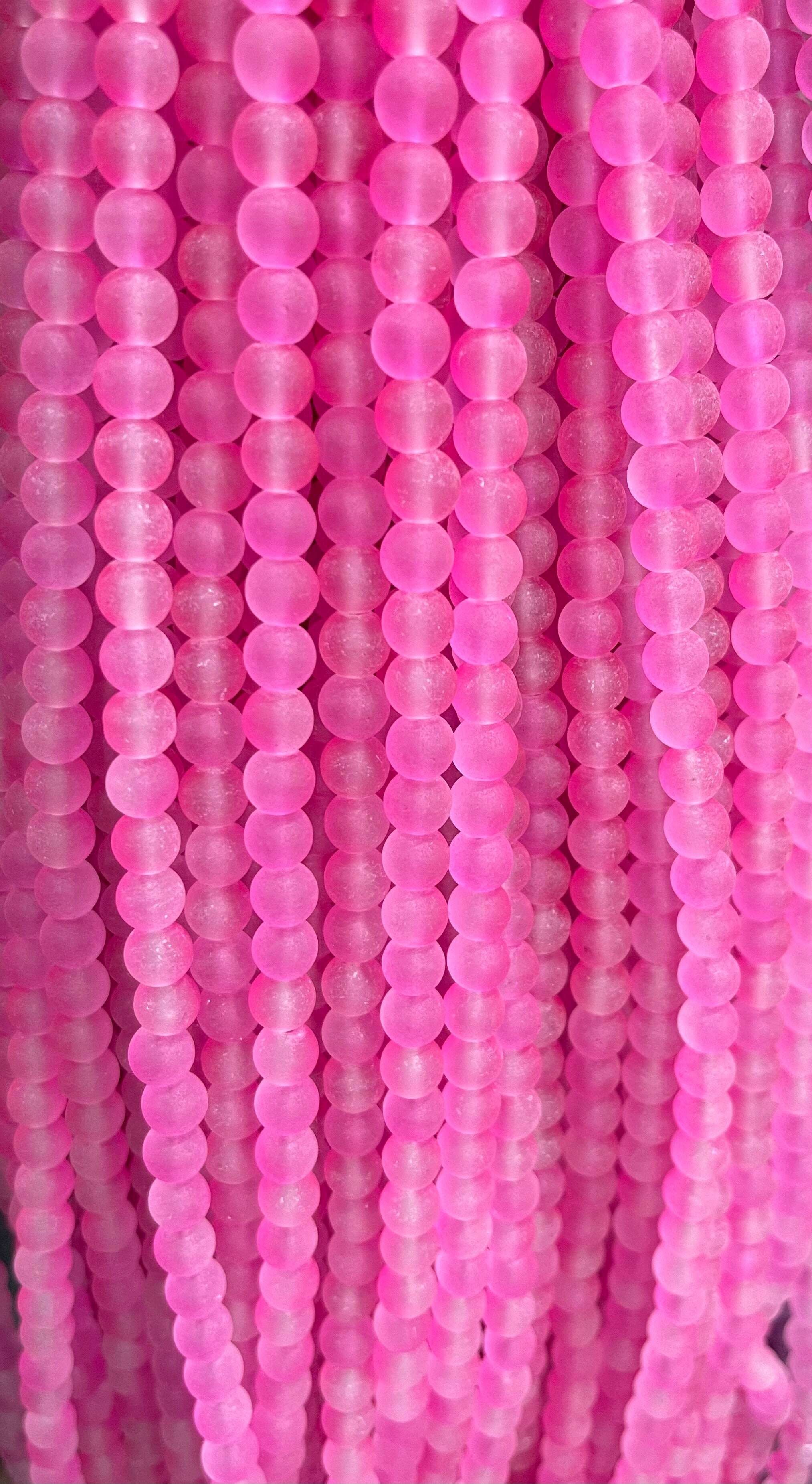 Matte beads 8mm