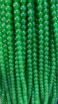 Plane glass beads 8mm