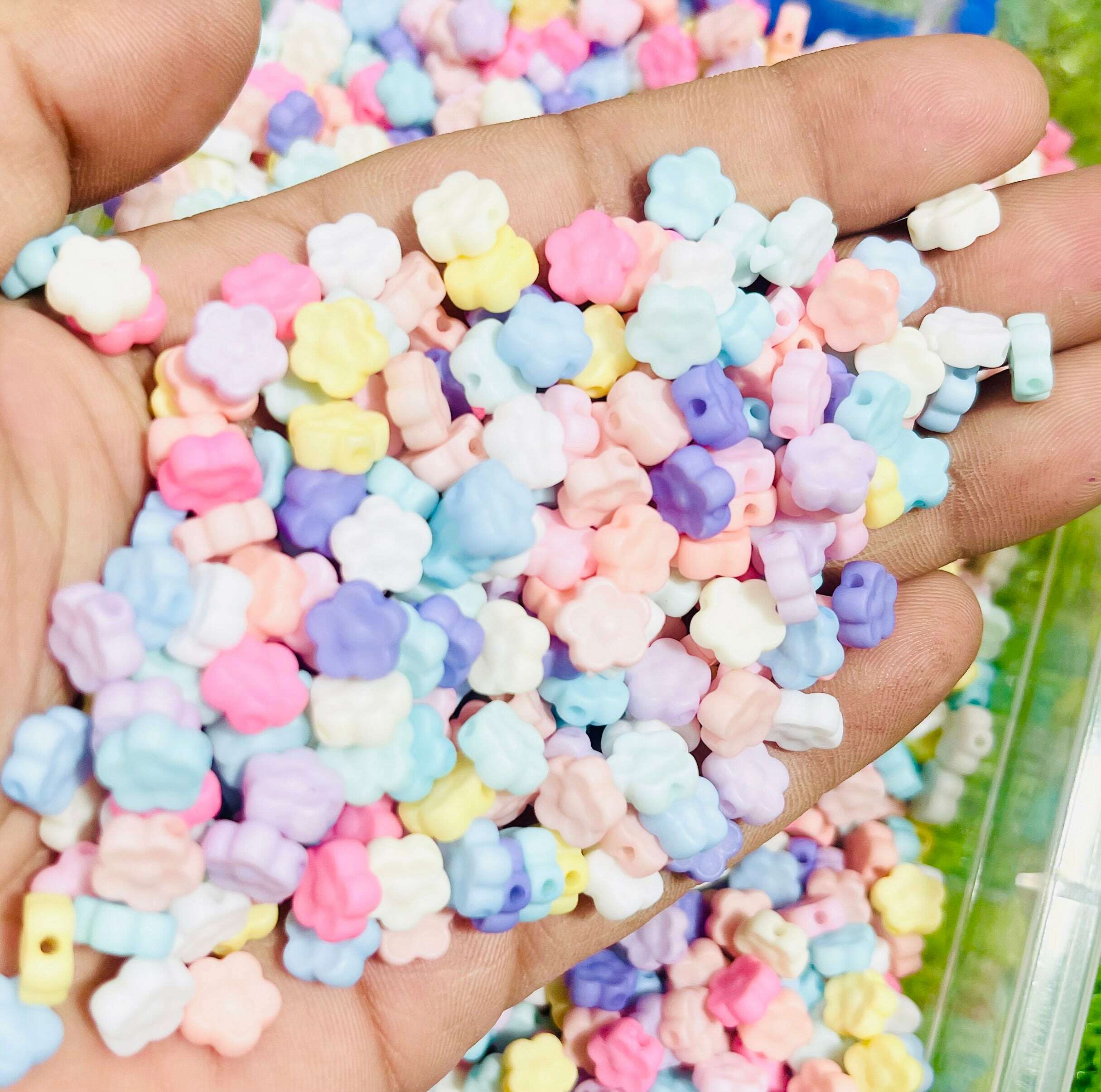 Matte Plastic Beads