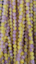 Multicolor glass beads 8mm