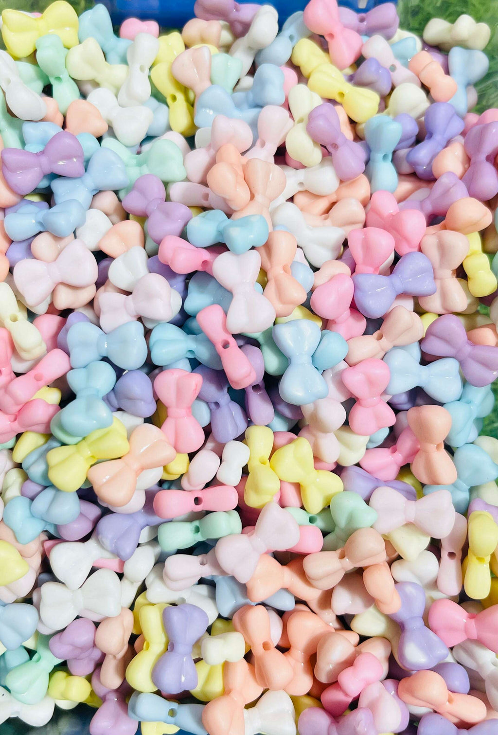 Matte Plastic Beads