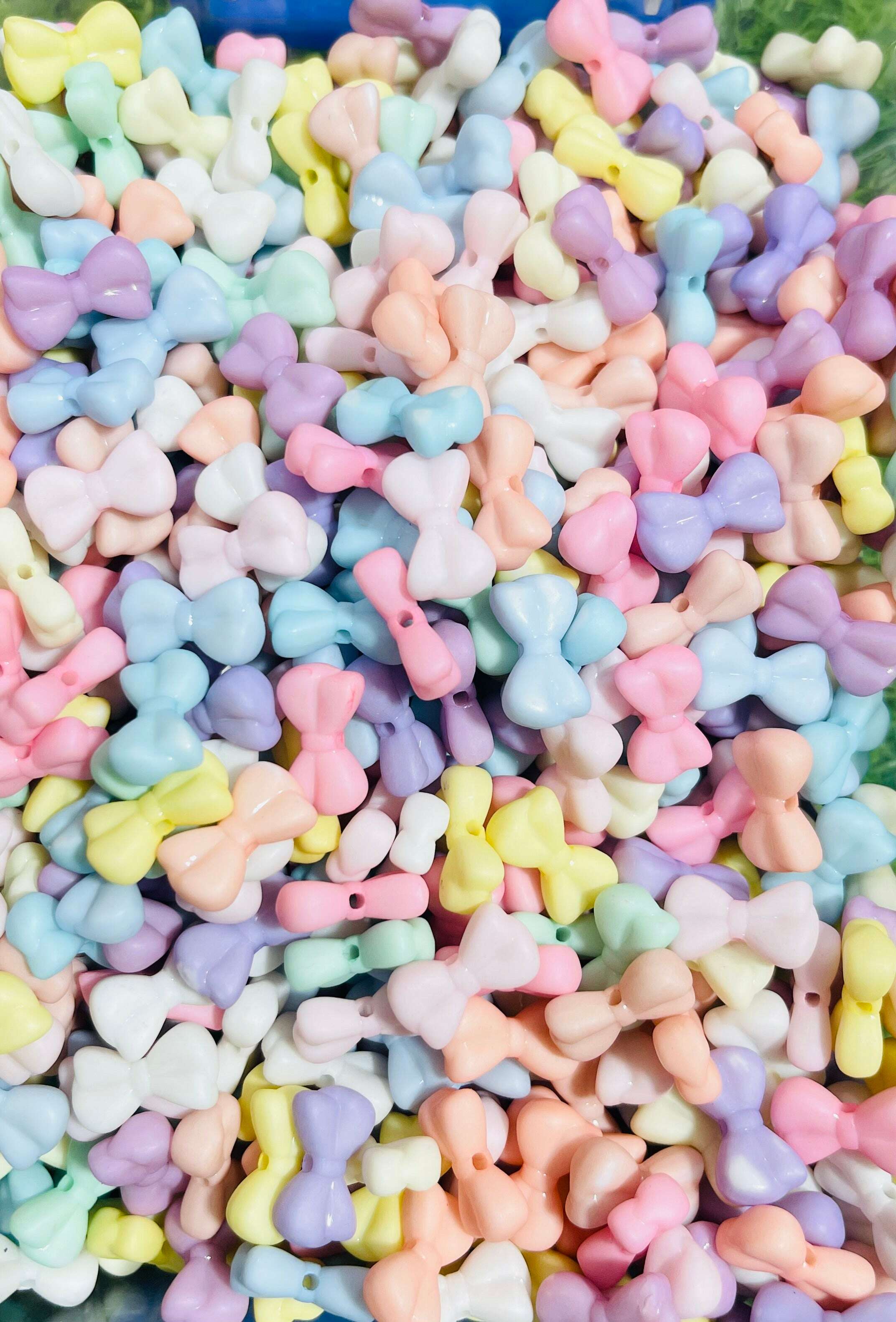 Matte Plastic Beads