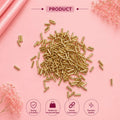 Gold Metal Tube Spacer Beads (3×7mm)