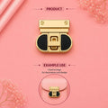 Luxury Gold Twist Lock for Handbags