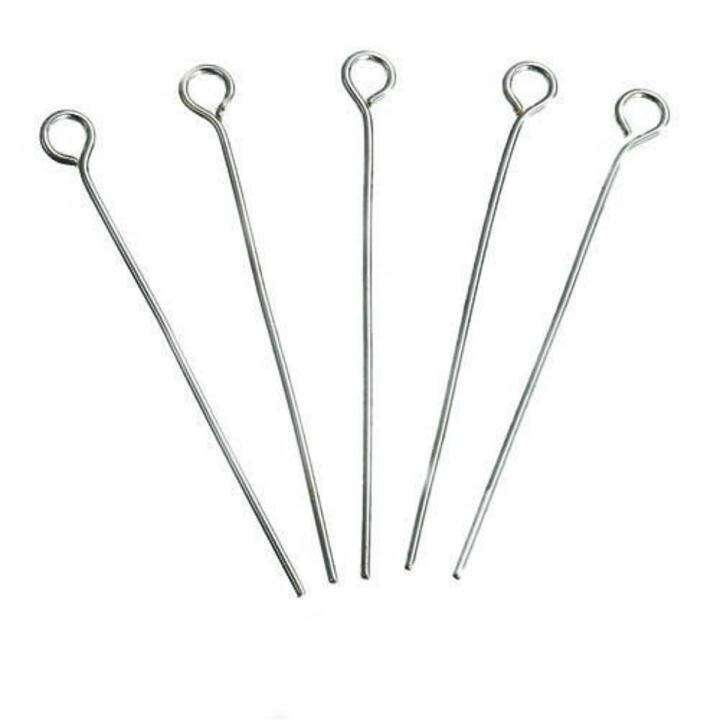 Eye pin 1inch Golden & Silver