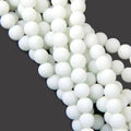 Plane glass beads 8mm
